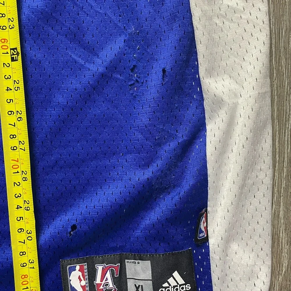 Rare Adidas NBA Los Angeles Clippers Chris Kaman Basketball Jersey XL Y2K